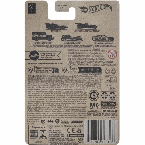 Mattel Hot Wheels® Batman™ Collection Cloak and Dagger™ Toy Car Perspective: back