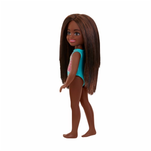 Barbie Brunette Chelsea Beach Doll Perspective: back