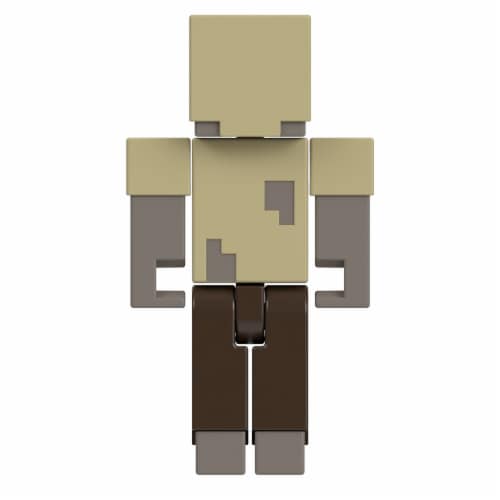 Mattel Minecraft Husk Zombie Action Figure Perspective: back