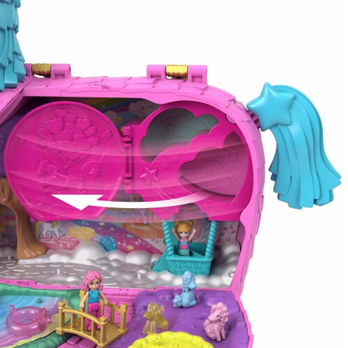 Mattel® Polly Pocket™ Unicorn Partyland™ Playset Perspective: back