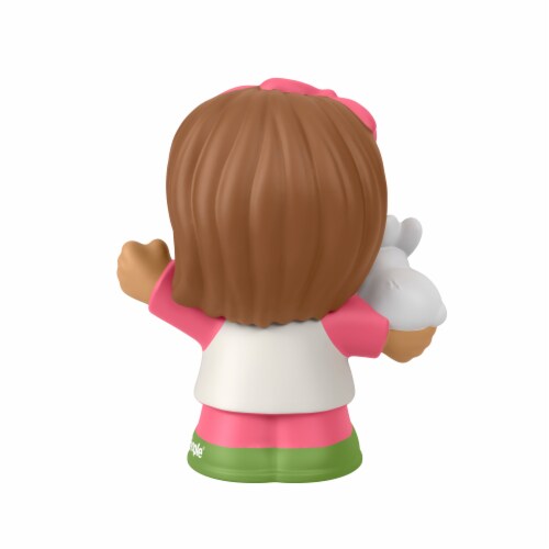 ​Fisher-Price Little People Mia with Bunny Toddler Toy Perspective: back