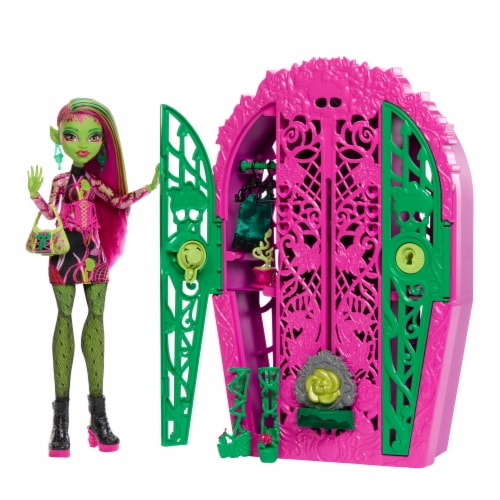 Mattel Monster High™ Skulltimate Secrets Venus Mcflytrap™ Doll Set Perspective: back