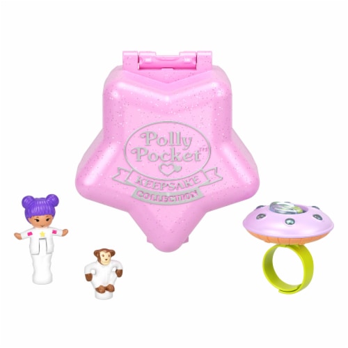 Mattel POLLY POCKET FAIRY MEADOW Ring and Case Perspective: back