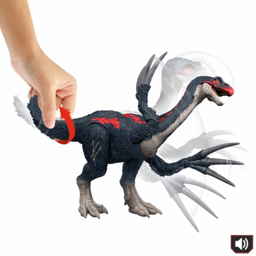 Mattel® Jurassic World Slash N Roar Theizinosaurus Perspective: back
