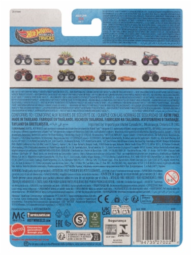 Mattel® Hot Wheels® Monster Trucks Scorcher™ Combo Pack Perspective: back
