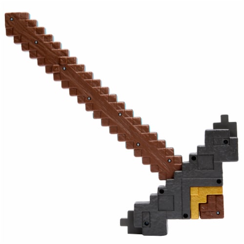 ​Mattel Minecraft Sword and Pickaxe 2-in-1 Toy Perspective: back