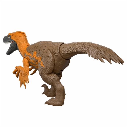 Mattel® Jurassic World Wild Roar Utahraptor Perspective: back