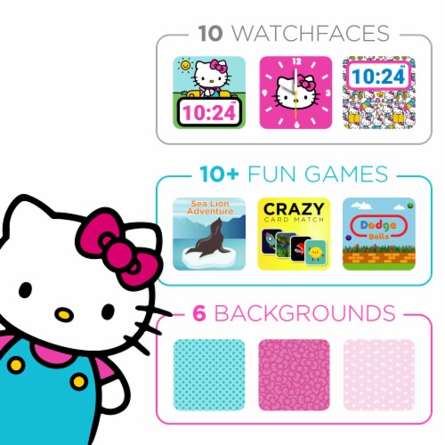 PlayZoom Hello Kitty Kids' Smartwatch Perspective: back