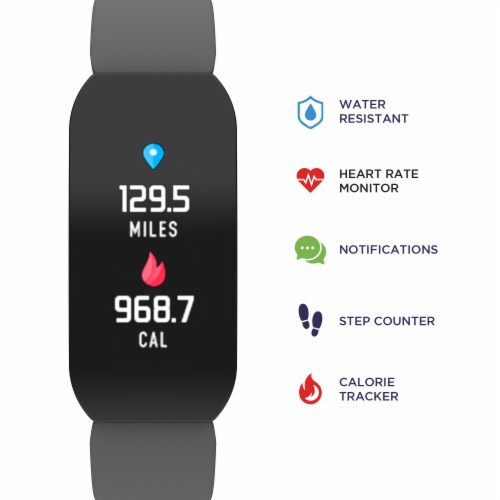 iTouch Active Smartwatch: Grey Perspective: back
