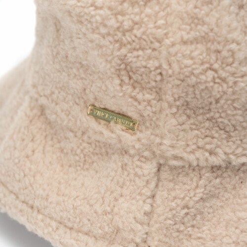 Collection 18 Men's Sherpa Bucket Hat Oatmeal Perspective: back