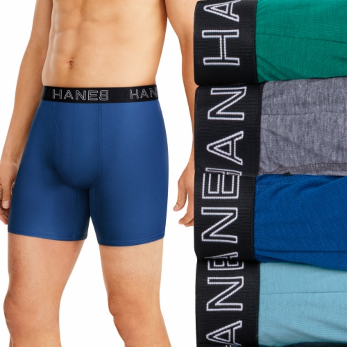 Hanes, Underwear & Socks, Hanes Mens 3pack Comfort Flex Fit Ultra Soft  Long Leg Boxer Brief L