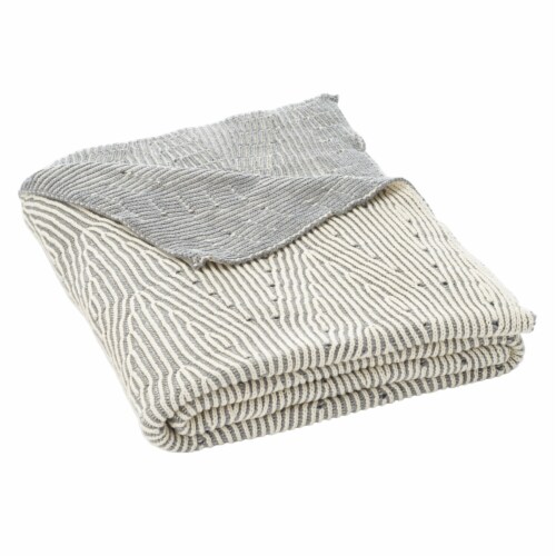 Safavieh Kappa Throw - Grey Perspective: back