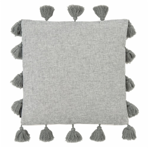Safavieh Lonelli Pillow - Grey Perspective: back