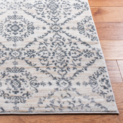 Safavieh Martha Stewart Isabella Square Rug - Cream/Gray Perspective: back