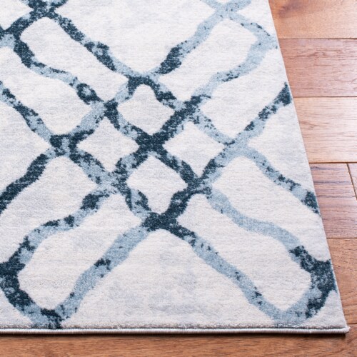 Safavieh Martha Stewart Isabella Area Rug - Ivory/Turquoise Perspective: back