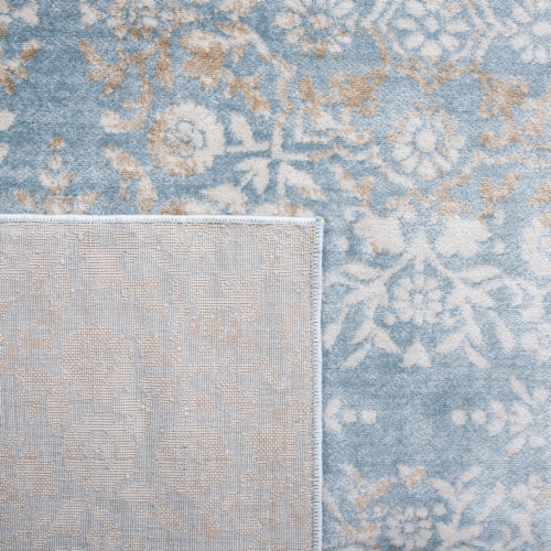 Safavieh Martha Stewart Isabella Rug - Denim Blue/Ivory Perspective: back