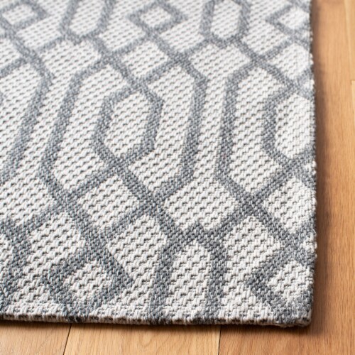 Safavieh Martha Stewart Cotton Area Rug - Silver/Gray Perspective: back