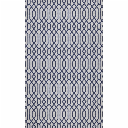 Safavieh Martha Stewart Cotton Area Rug - Blue/Gray Perspective: back