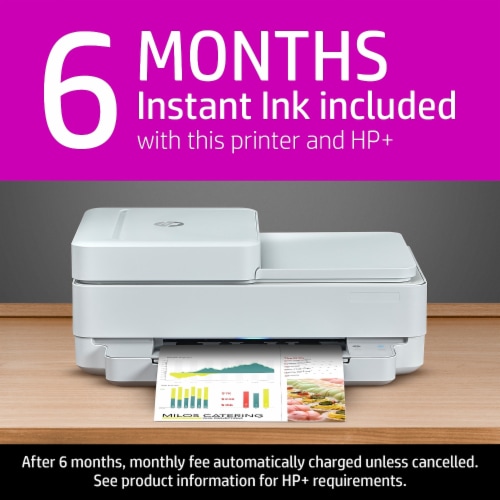 HP ENVY 6455e All-in-One Wireless Color PrinterBonus Ink Perspective: back