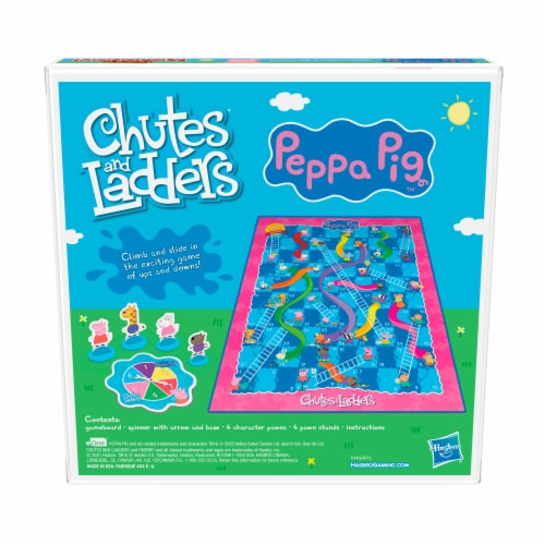 Hasbro Gaming® Chutes and Ladders®: Peppa Pig™ Edition Perspective: back