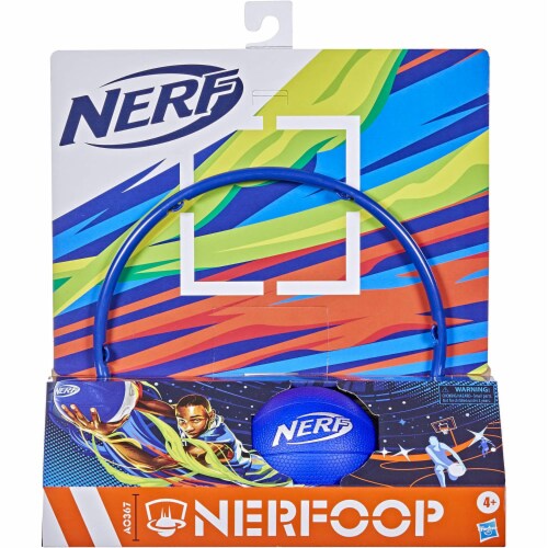 Nerf Classic Mini Foam Basketball and Hoop Nerfoop Perspective: back