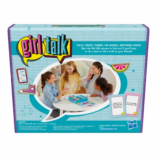 Hasbro Gaming Girl Talk Game Perspective: back