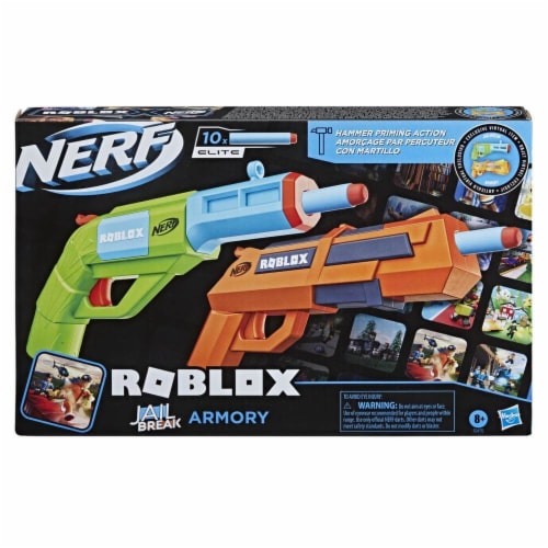 Just got my Nerf Roblox Jailbreak blasters and am pleasantly