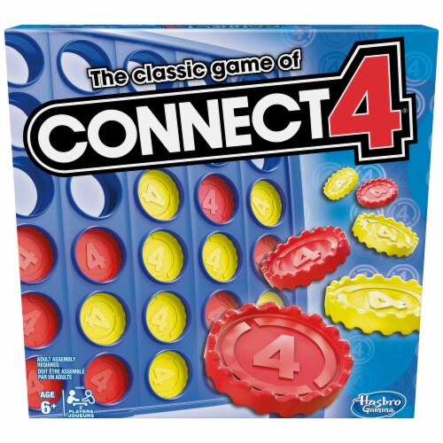 Connect 4 Classic Grid Game Perspective: back
