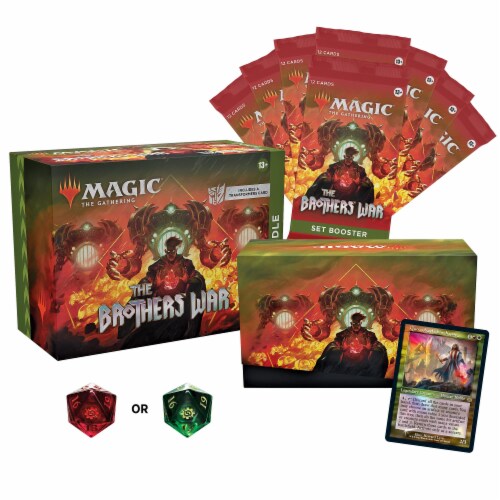 Magic The Gathering Brothers War Bundle Perspective: back