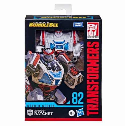 Hasbro F3163 4.5 inch Transformers Studio Series 82 Deluxe Autobot Ratchet Action Figure Perspective: back