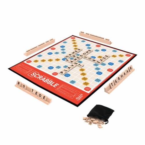 Hasbro Classic Scrabble Refresh Board Game Perspective: back