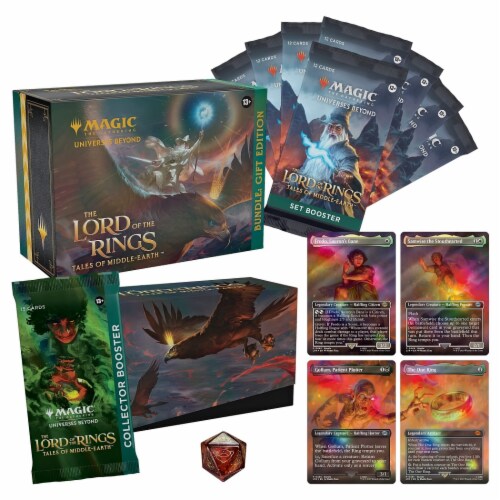 Magic: The Gathering Trading Card Game - Lord of the Rings Bundle Gift Edition Perspective: back
