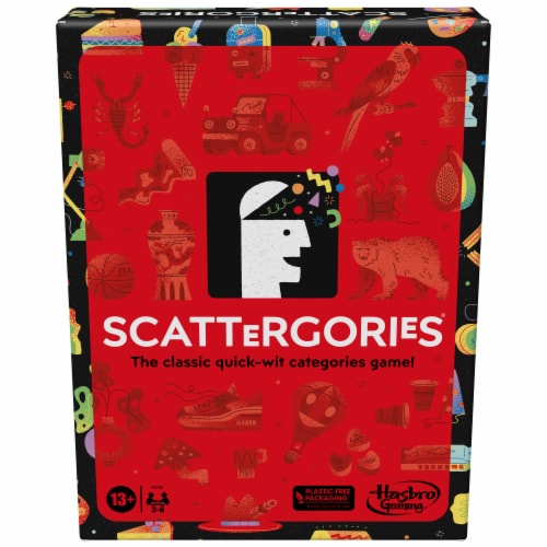 Hasbro Classic Scattergories Game Perspective: back