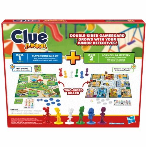 Clue Junior Board Game Perspective: back