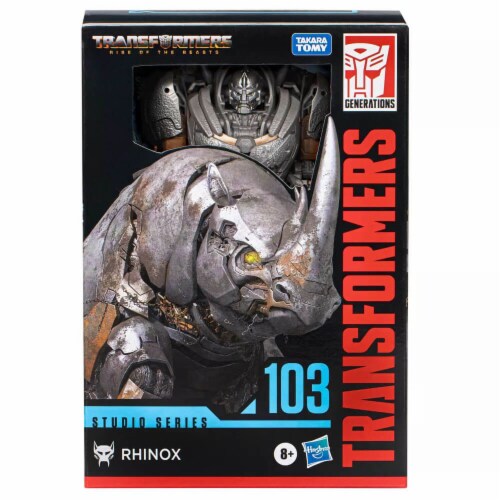 Hasbro F7245 6.5 inch Transformers Rise of the Beasts Rhinox Studio Series 103 Action Figu Perspective: back