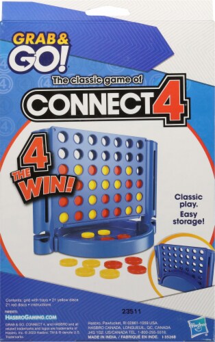 Connect 4® Grab and Go® Game Perspective: back