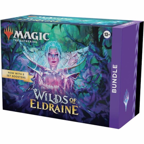 Magic: The Gathering Trading Card Game - Wilds of Eldraine Bundle Perspective: back
