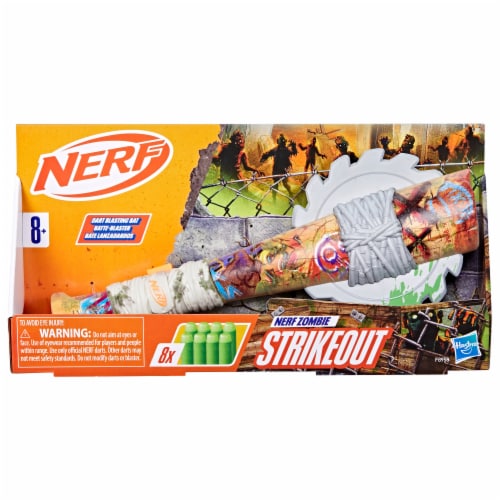 Hasbro Nerf Zombie Strikeout Bat & Darts Perspective: back