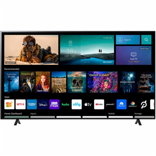 LG 43NANO75UQ 43 inch Class NanoCell 75UQA Series LED 4K UHD Smart webOS TV Perspective: back