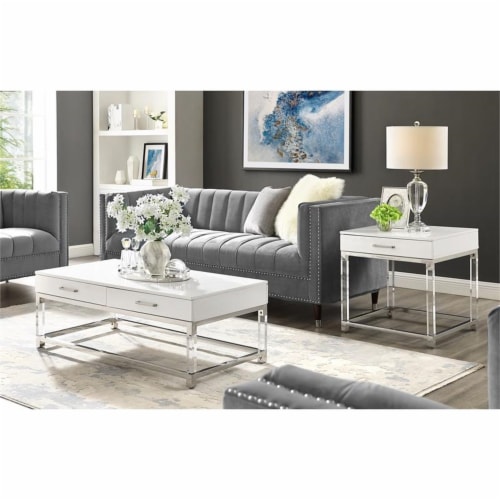 Coffee table sales with acrylic legs