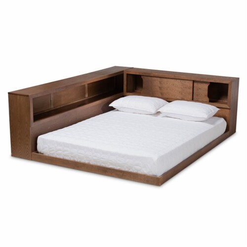 Queen size on sale corner bed frame