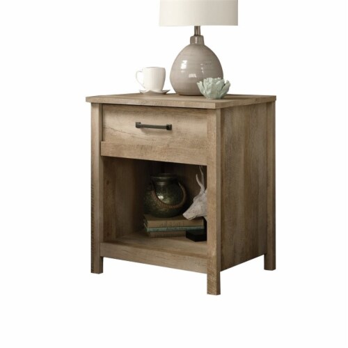 Home Square Bedroom Nightstand in Lintel Oak Set of 2 1