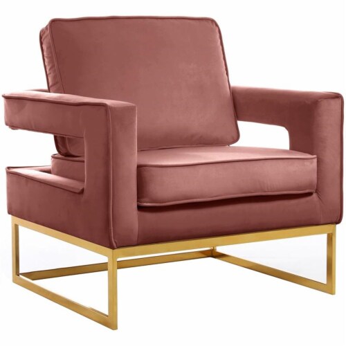 Noah velvet accent chair online