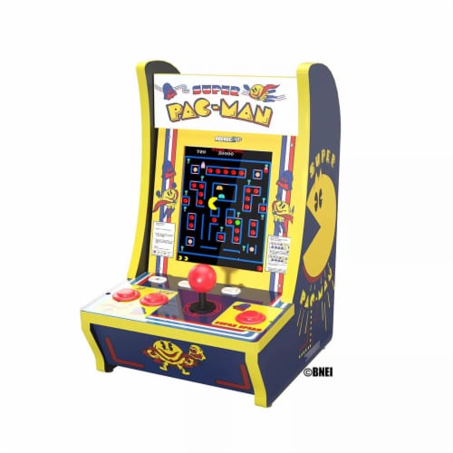 Super Pacman Countercade W/lit Marquee and Headphone Jack, 1 ct