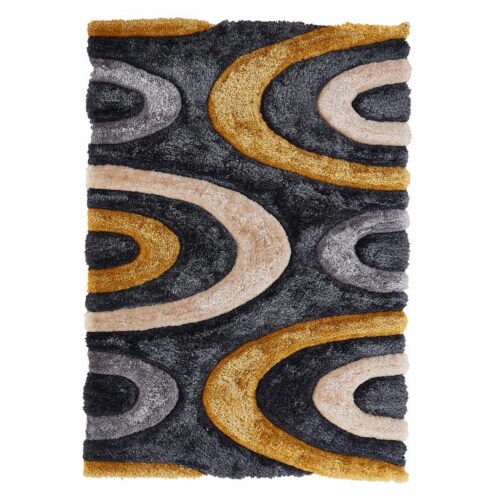 Gray and gold rug discount