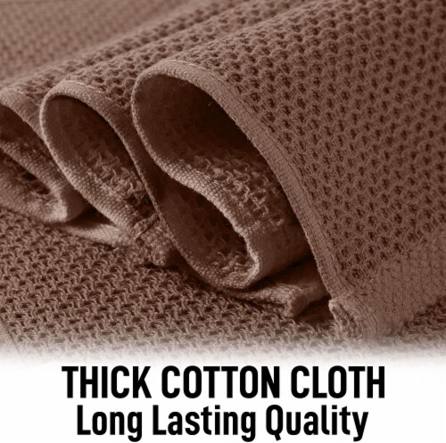 Dark brown kitchen shop towels