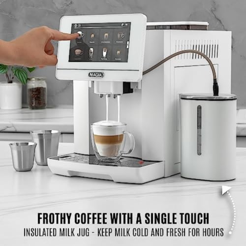 Cyetus All in One Espresso Machine with Coffee Grinder and Milk