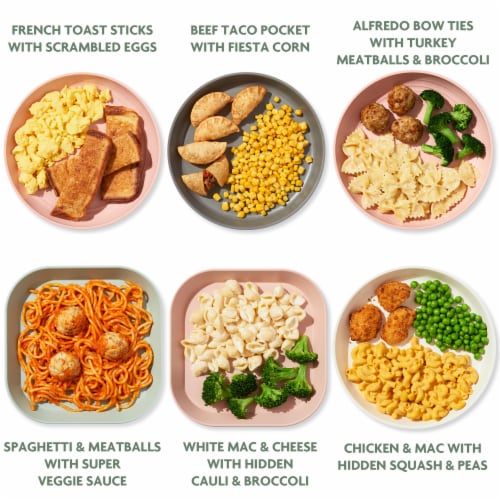 Nurture Life Healthy Toddler & Kid Favorites 6-Meal Variety Pack, Organic Focus Perspective: back