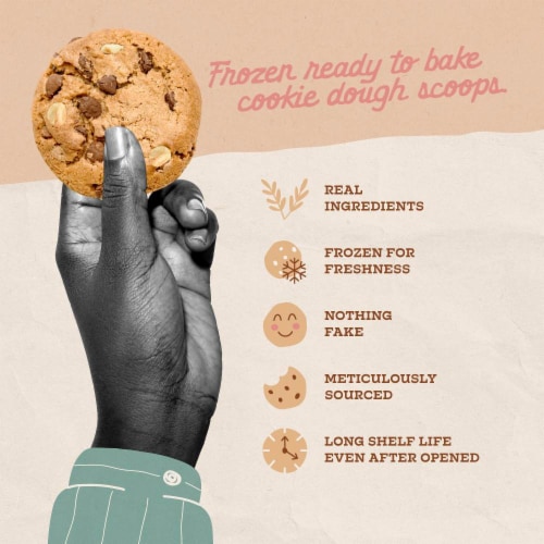 Ree Ree Dee's Frozen Chocolate Chip Cookie Dough Perspective: back