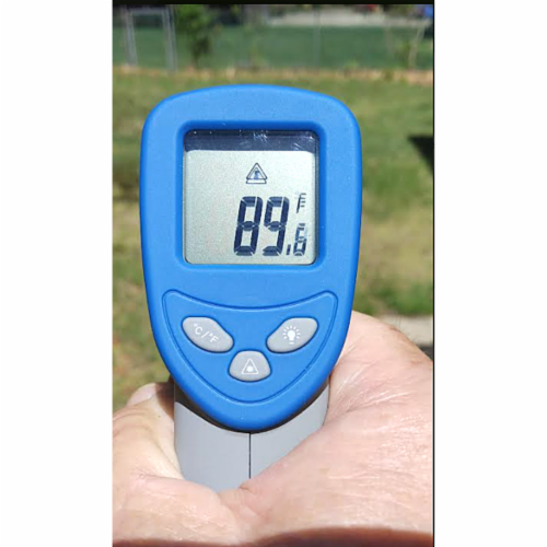 Metris Instruments MM2 Mini Digital Reptile Thermometer, Gauge for Reptiles Perspective: back